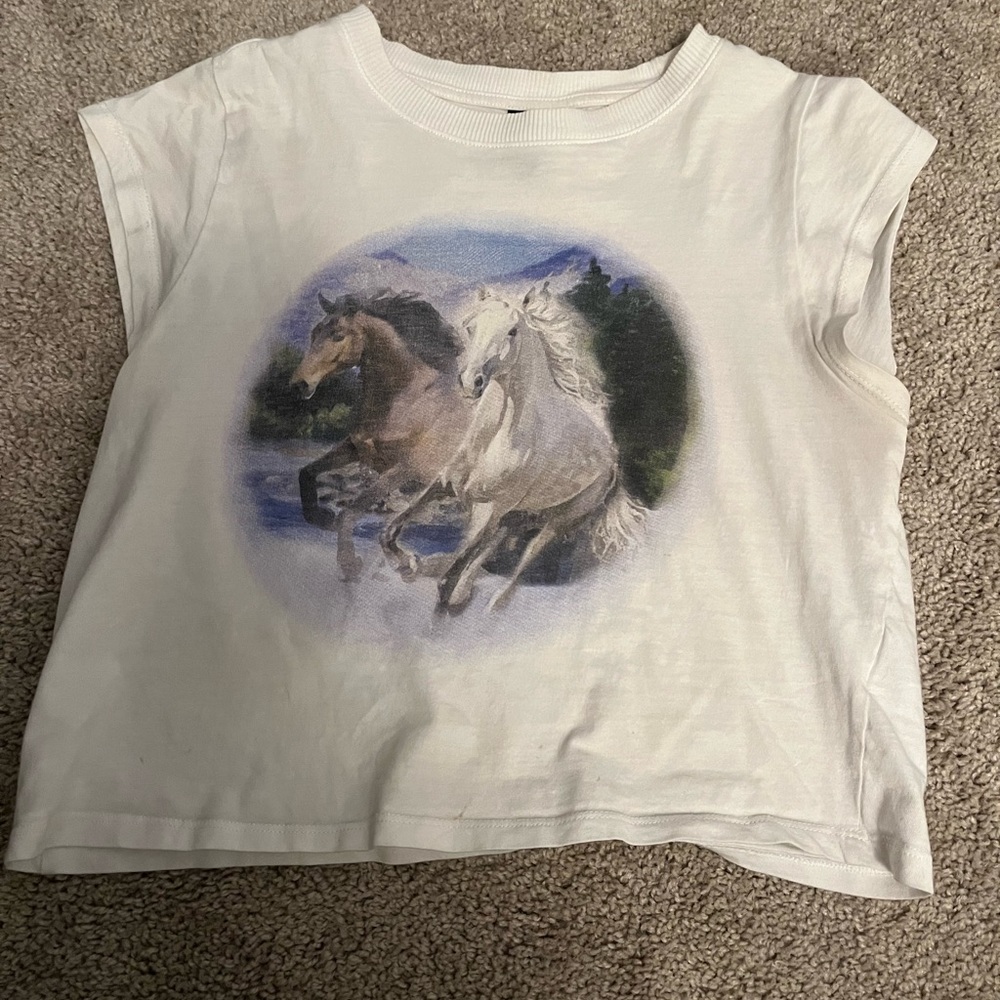 h&m pony top